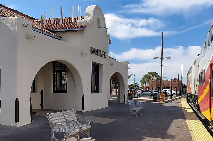 The Santa Fe Train Depot